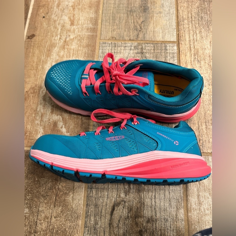 Like New KEEN Utility Vista Energy Women Work Shoes Steel Composite Toe Non Slip - Picture 6 of 9